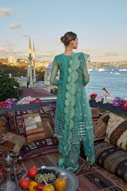 Embroidered Chiffon Suit D 08 Falak