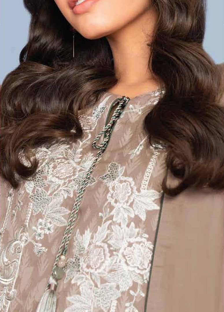 Alkaram Embroidered Khaddar Suit 2 Piece FW FW-41.1-Pink - Image 2